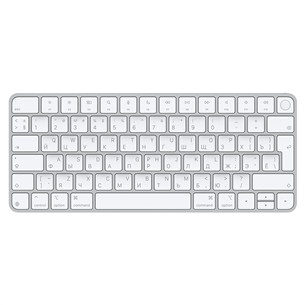 Apple Magic Keyboard with Touch ID, RUS, white - Wireless keyboard