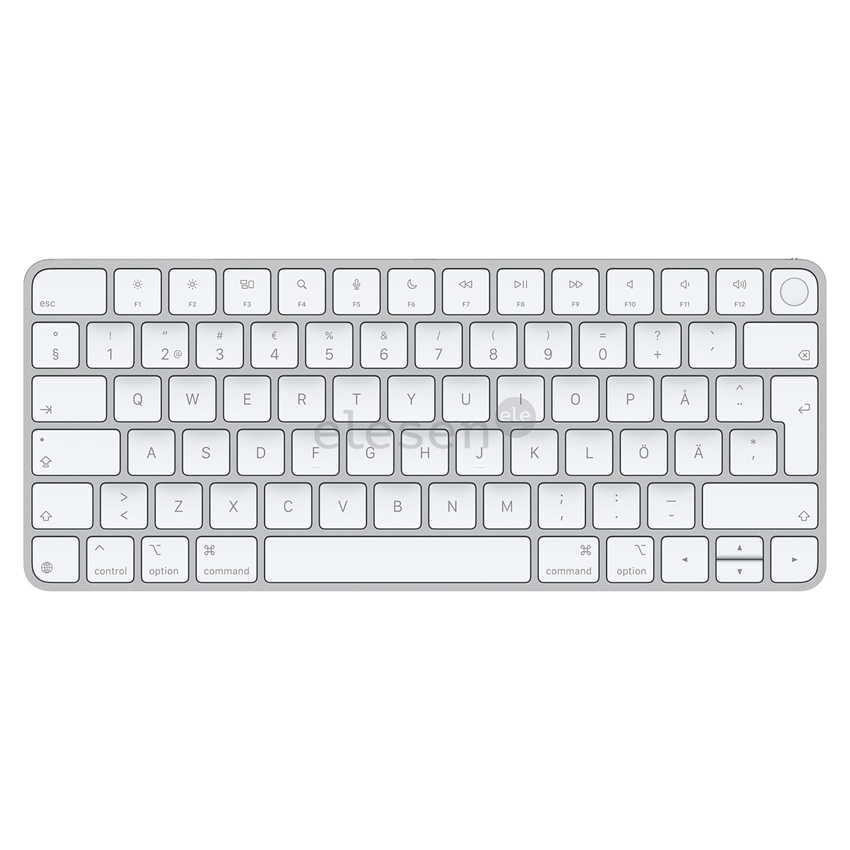 Apple Magic klaviatūra su Touch ID, SWE, white - Belaidė klaviatūra