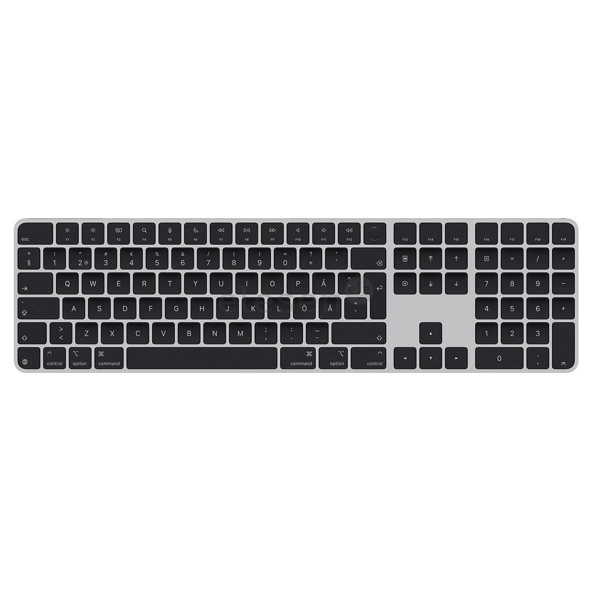 Magic Keyboard with Touch ID and Numeric Keypad, SWE, black - Belaidė klaviatūra