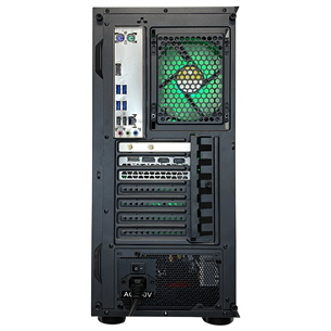 Intop Gaming ER607146, Ryzen 5, 16 GB, 512 GB, RTX3050, juodas – Stacionarus kompiuteris