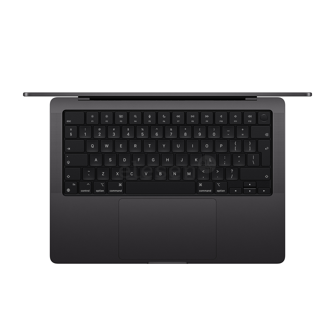 Apple MacBook Pro 14 (2024) M4, 10C/10C, 16 ГБ, 1 ТБ, RUS, черный - Ноутбук