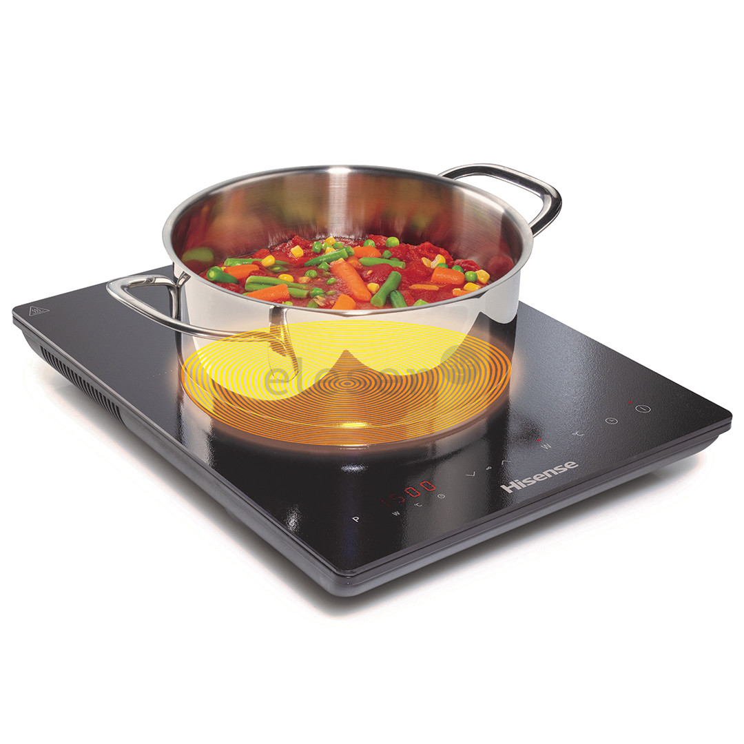 Hisense, 2000 W, black - Single Induction Cooking Plate