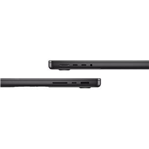 Apple MacBook Pro 14 (2024) M4 Pro, 12C/16C, 24 GB, 512 GB, RUS, space black - Nešiojamasis kompiuteris