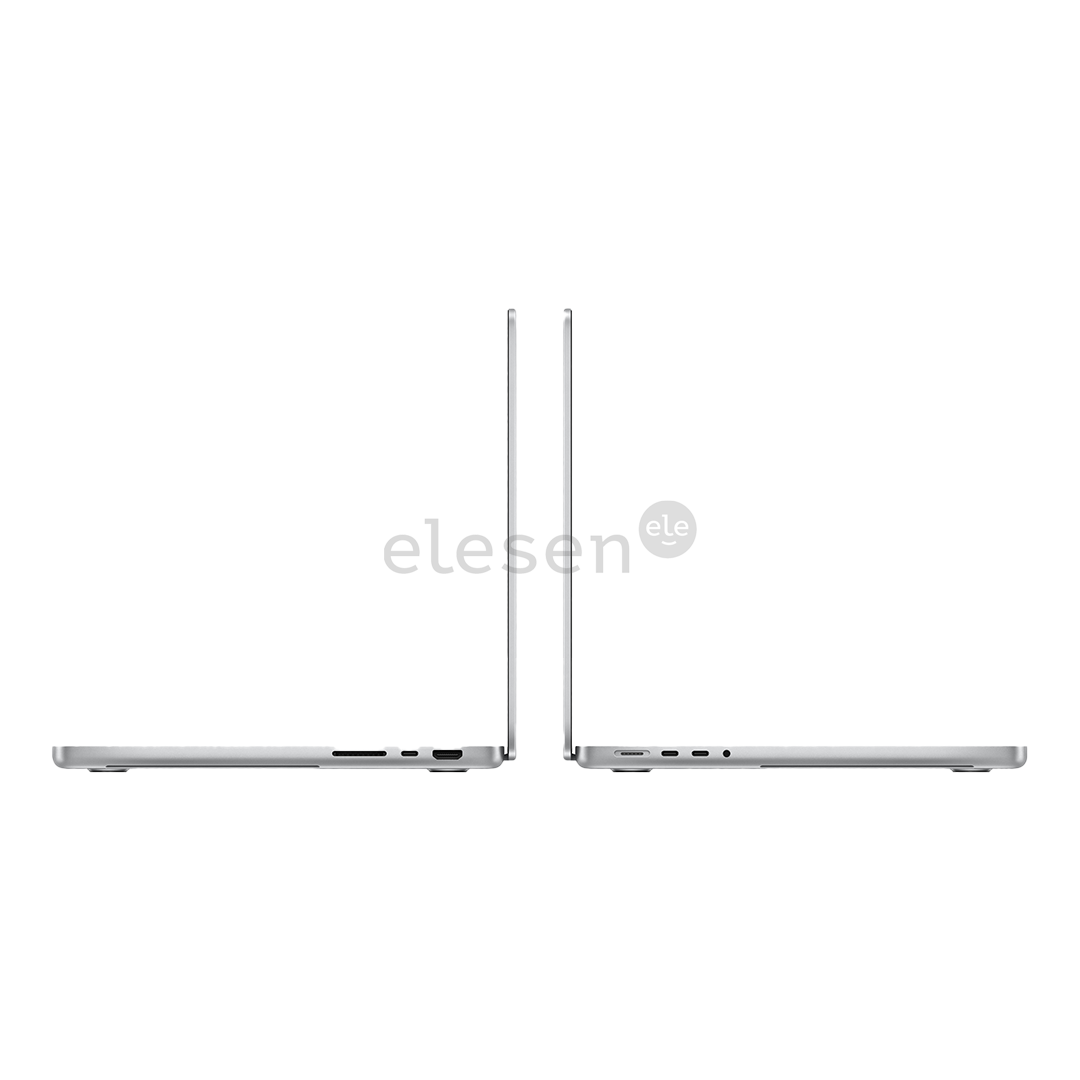 Apple MacBook Pro 14 (2024) M4 Pro, 14C/20C, 24 GB, 1 TB, SWE, sidabro spalvos - Nešiojamasis kompiuteris
