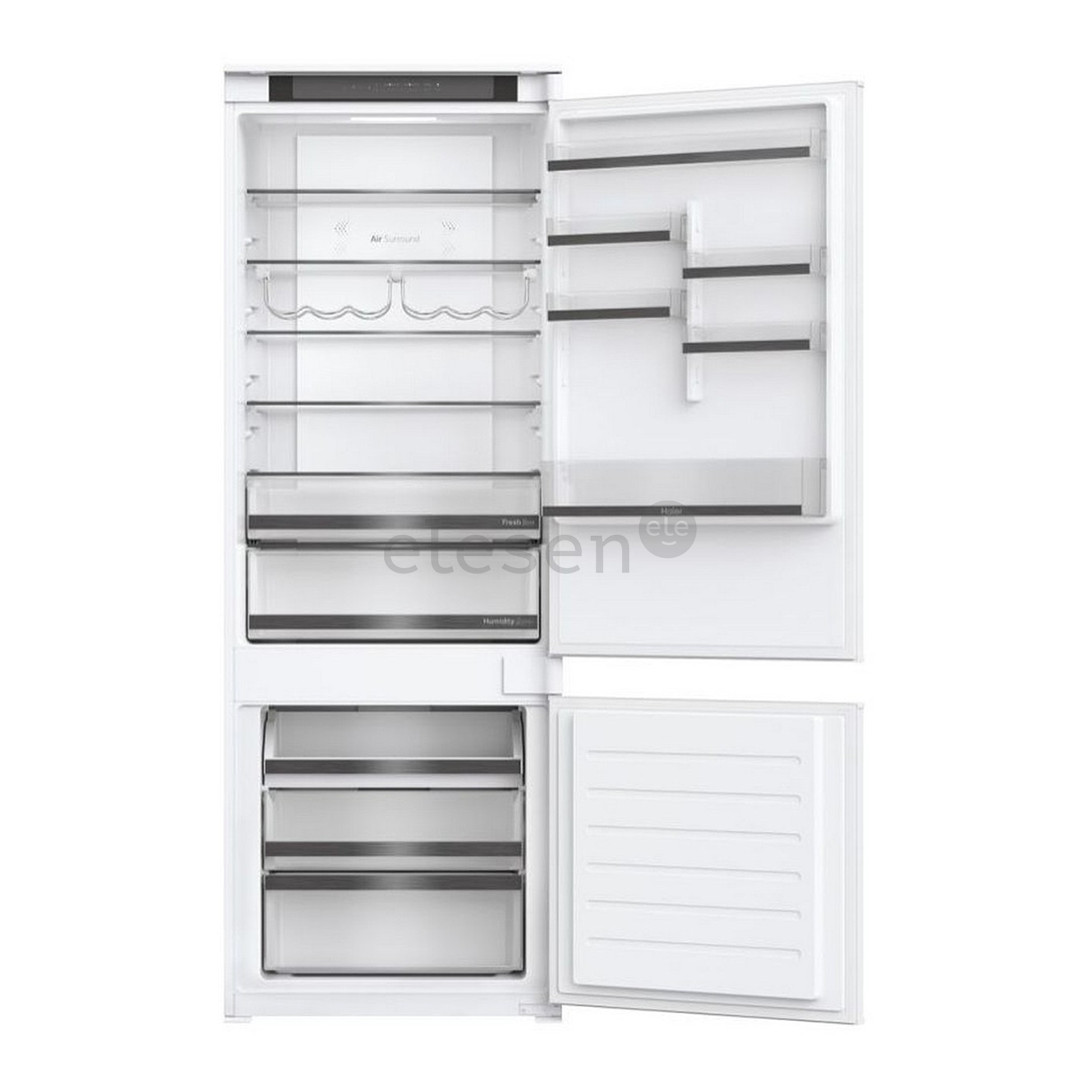 Haier, NoFrost, 364 L, aukštis 194 cm - Integruojamas šaldytuvas