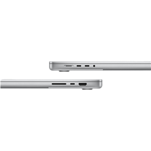 Apple MacBook Pro 16 (2024) M4 Pro, 14C/20C, 24 GB, 512 GB, SWE, silver - Nešiojamas kompiuteris
