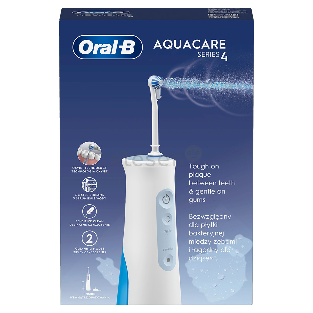Braun Oral-B AquaCare 4, baltas - Irigatorius
