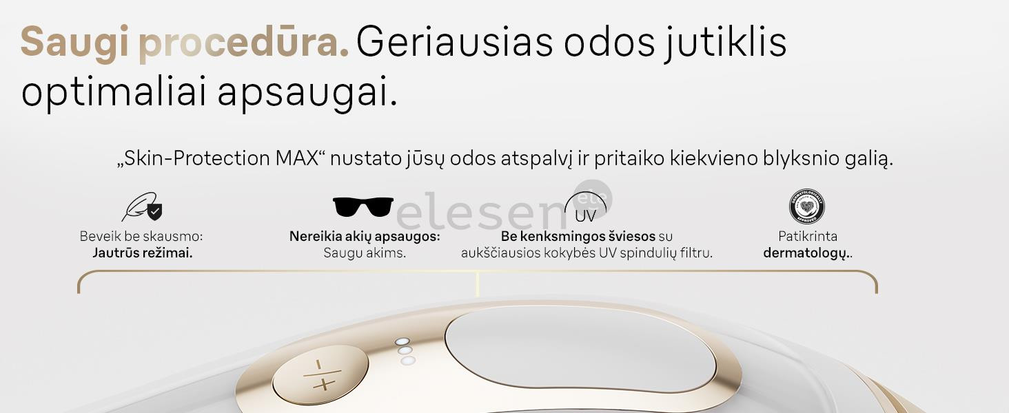 Braun Silk-expert Pro 5, white/golden - IPL Hair removal