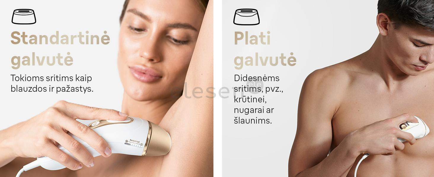 Braun Silk-expert Pro 5, white/golden - IPL Hair removal