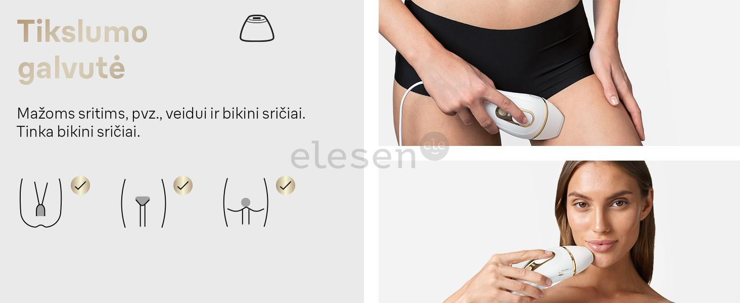 Braun Silk-expert Pro 5, white/golden - IPL Hair removal