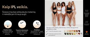 Braun Silk-expert Pro 5, baltas/auksinis - IPL Fotoepiliatorius Prekė - PL5052