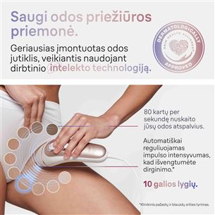 Fotoepiliatorius  Braun IPL Skin i-Expert Pro 7 PL7147, baltas/auksinis