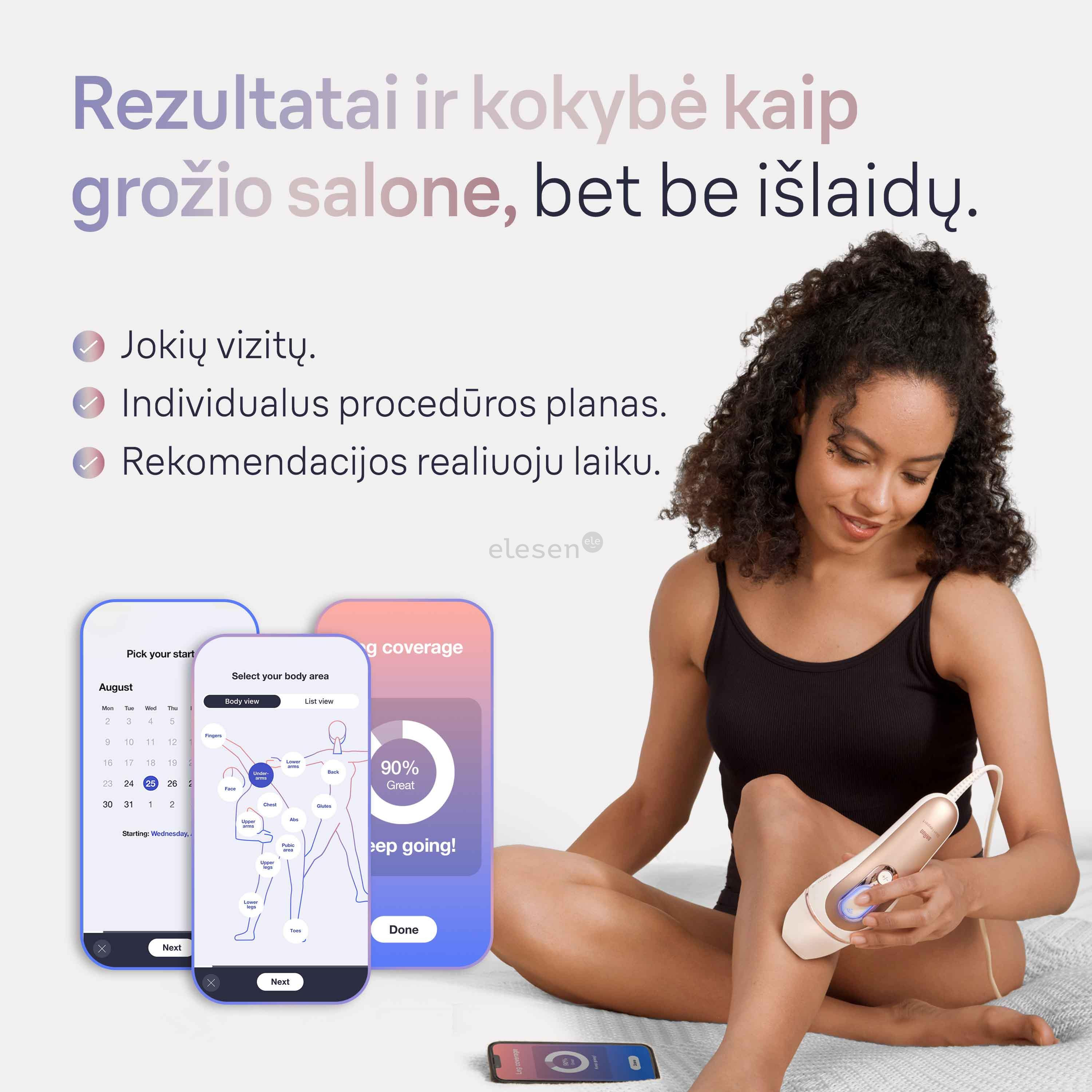 Braun IPL Skin i-Expert Pro 7 PL7147, white/golden - IPL hair removal device