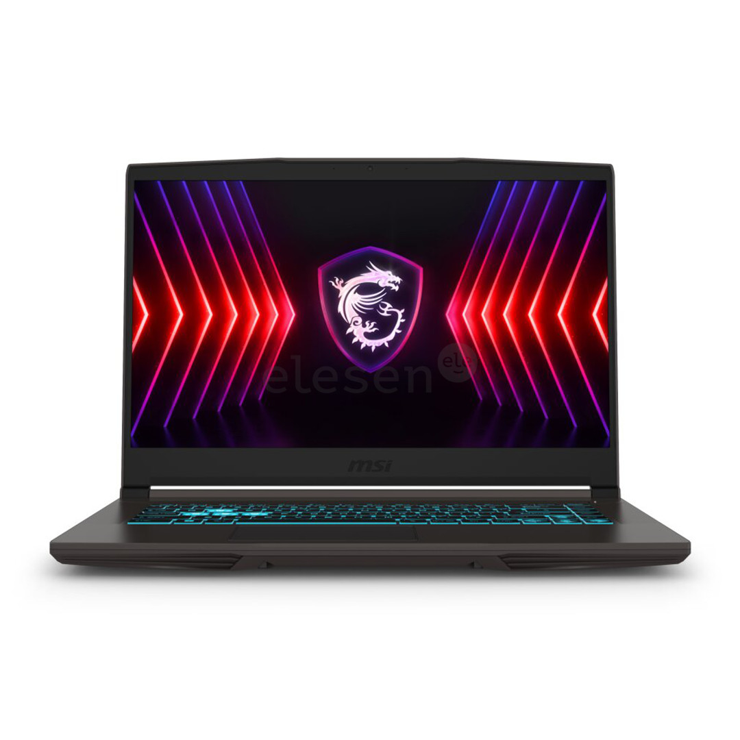 MSI Thin A15, 15,6'', 144 Hz, Ryzen 5, 16 GB, 512 GB, RTX 3050, ENG, pilkas - Nešiojamasis kompiuteris