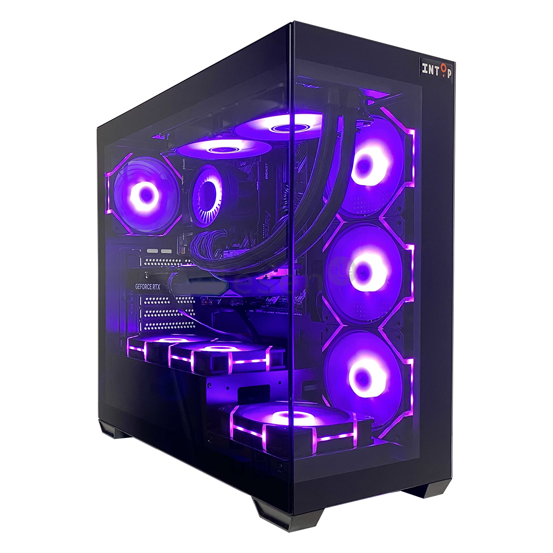 Intop Gaming ER017397, Ryzen 7, 32 ГБ, 1 ТБ, RTX 4060 Ti, черный - Настольный компьютер