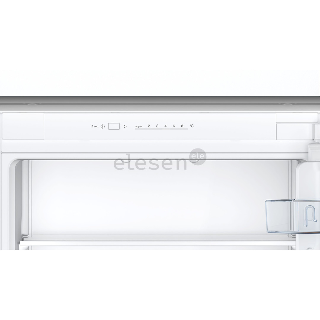 Bosch, Series 2, 270 L, aukštis 178 cm - Įmontuojamas šaldytuvas
