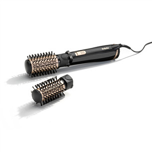 BaByliss Big Hair Dual 1000, 1000 W, juodos/aukso spalvos - Plaukų formavimo šukos