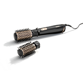 BaByliss Big Hair Dual 1000, 1000 W, juodos/aukso spalvos - Plaukų formavimo šukos