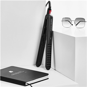 Rowenta x KARL LAGERFELD Optiliss, black - Hair straightener