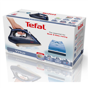 Tefal Virtuo, 2000 W, tamsiai mėlynas - Lygintuvas