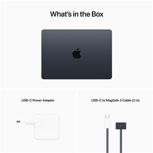 Apple MacBook Air 13 (2022), M2 8C/8C, 16 ГБ, 256 ГБ, SWE, черный - Ноутбук Товар - MC7X4KS/A