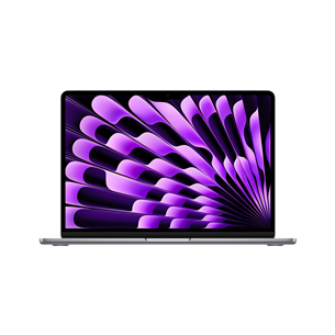 Nešiojamas kompiuteris Apple MacBook Air 13'' (2024), M3 8C/10C, 24 GB, 512 GB, RUS, space gray MC8M4RU/A