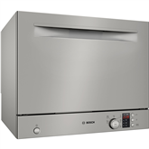 Bosch, Series 2, 6 komplektų talpa, sidabro spalvos - Indaplovė
