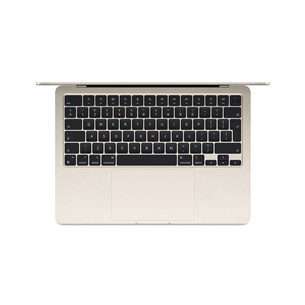 Apple MacBook Air 13'' (2024), M3 8C/8C, 16 GB, 256 GB, SWE, starlight - Nešiojamas kompiuteris