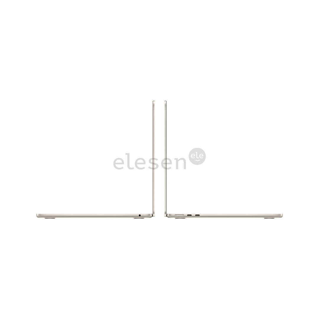 Apple MacBook Air 13'' (2024), M3 8C/8C, 16 GB, 256 GB, SWE, starlight - Nešiojamas kompiuteris