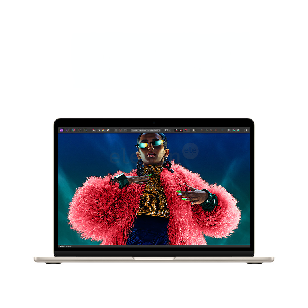 Apple MacBook Air 13'' (2024), M3 8C/8C, 16 GB, 256 GB, SWE, starlight - Nešiojamas kompiuteris