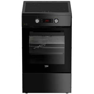 Beko, 60 L, plotis 50 cm, juoda - Viryklė FSM59305BDT