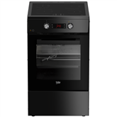 Beko, 60 L, plotis 50 cm, juoda - Viryklė