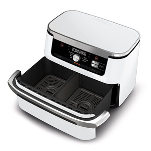 Ninja Foodi FlexDrawer Dual, 10.4 L, 2470 W, balta - Karšto oro gruzdintuvė