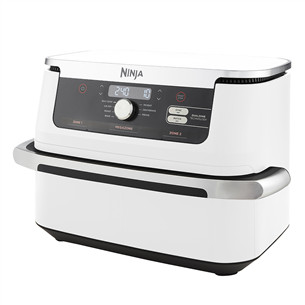 Ninja Foodi FlexDrawer Dual, 10.4 L, 2470 W, balta - Karšto oro gruzdintuvė