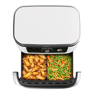 Ninja Foodi FlexDrawer Dual, 10.4 L, 2470 W, balta - Karšto oro gruzdintuvė