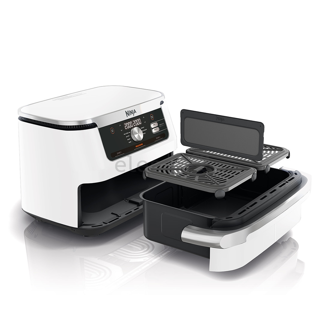 Ninja Foodi FlexDrawer Dual, 10.4 L, 2470 W, balta - Karšto oro gruzdintuvė