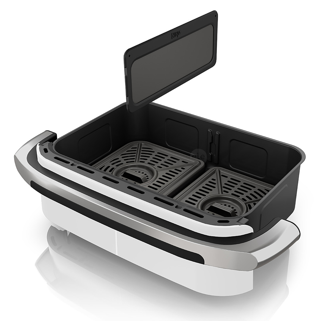 Ninja Foodi FlexDrawer Dual, 10.4 L, 2470 W, balta - Karšto oro gruzdintuvė