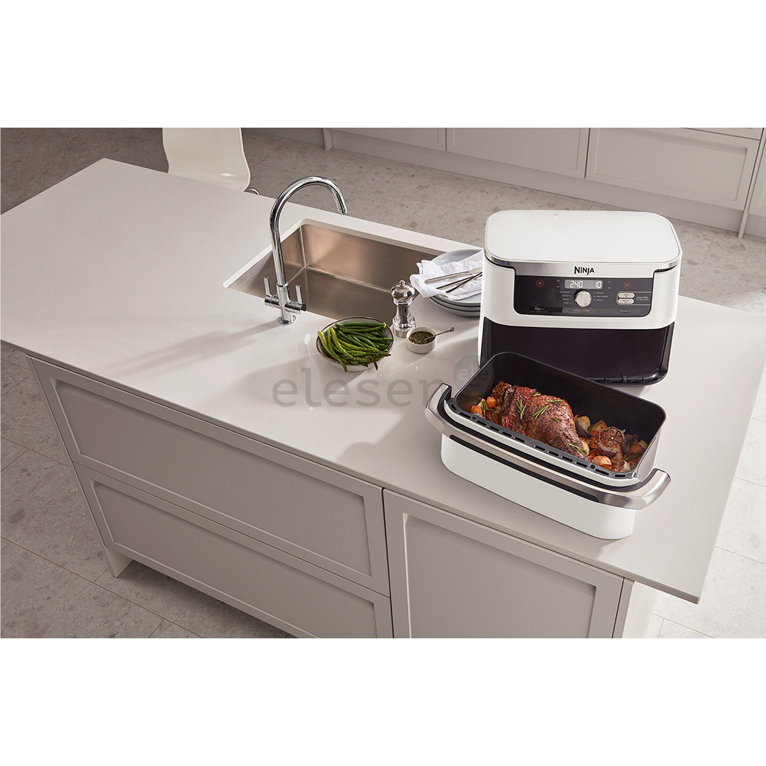 Ninja Foodi FlexDrawer Dual, 10.4 L, 2470 W, balta - Karšto oro gruzdintuvė