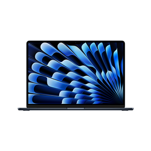 Apple MacBook Air 15'' (2024), M3 8C/10C, 24 GB, 512 GB, RUS, midnight - Nešiojamas kompiuteris MC9L4RU/A