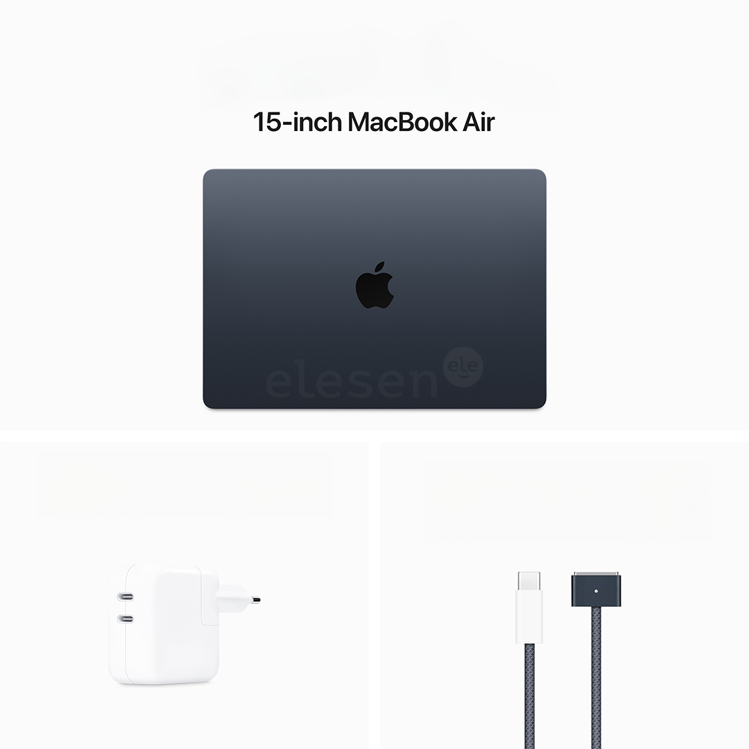 Apple MacBook Air 15'' (2024), M3 8C/10C, 24 GB, 512 GB, RUS, midnight - Notebook Item - MC9L4RU/A