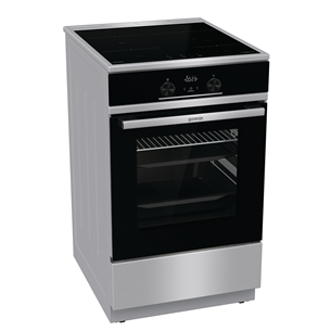 Gorenje, 70 L, plotis 50 cm, inox - Indukcinė viryklė su elektrine orkaite