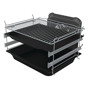 Gorenje, 70 L, plotis 50 cm, inox - Indukcinė viryklė su elektrine orkaite