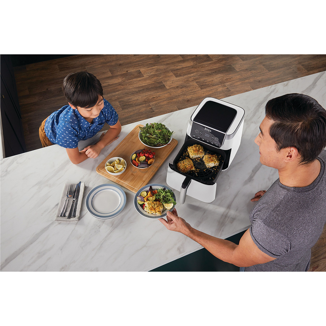 Ninja Air Fryer MAX PRO 6.2L, 2000 W, balta - Karšto oro gruzdintuvė
