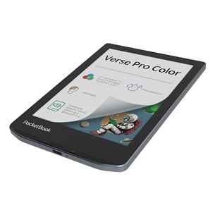 PocketBook Verse Pro Color, 6'', 16 GB, juoda - Elektroninė skaityklė