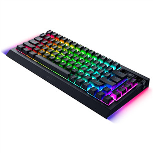 Razer Blackwidow Pro 75%, tactile, juoda - Belaidė klaviatūra