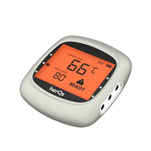 HerQs EasyBBQ, light gray - Smart cooking thermometer HERQS001