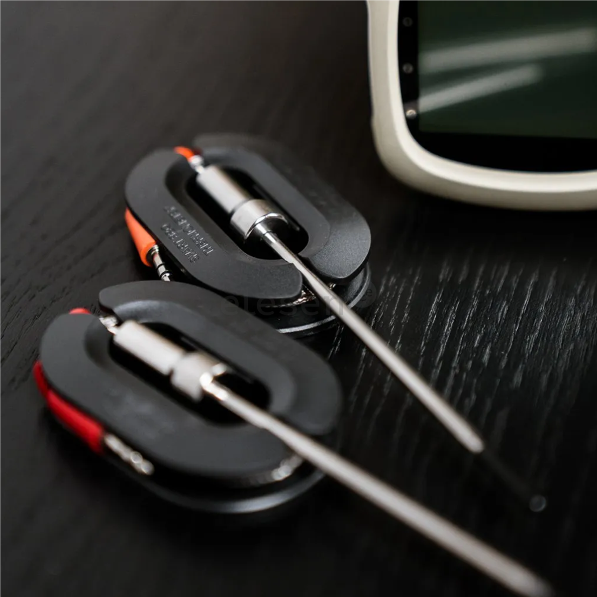 HerQs EasyBBQ, light gray - Smart cooking thermometer