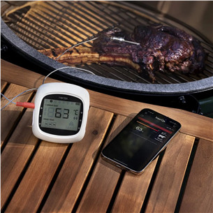 HerQs EasyBBQ, light gray - Smart cooking thermometer