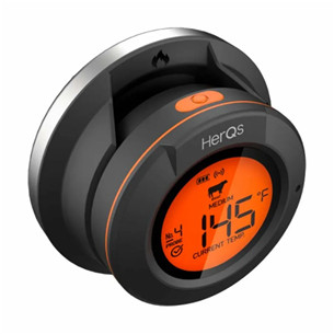 HerQs Dome thermometer, black - Smart cooking thermometer