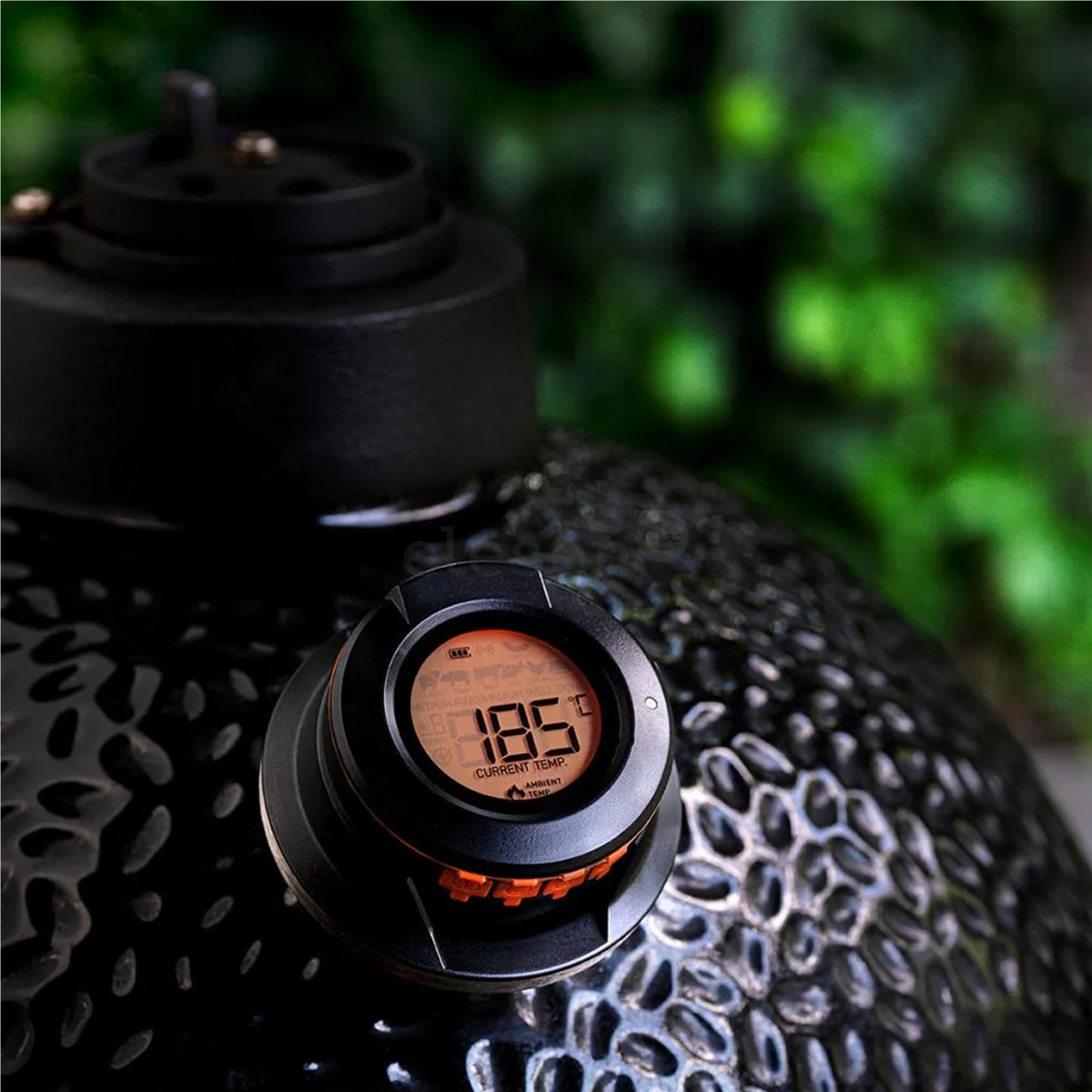 HerQs Dome thermometer, black - Smart cooking thermometer